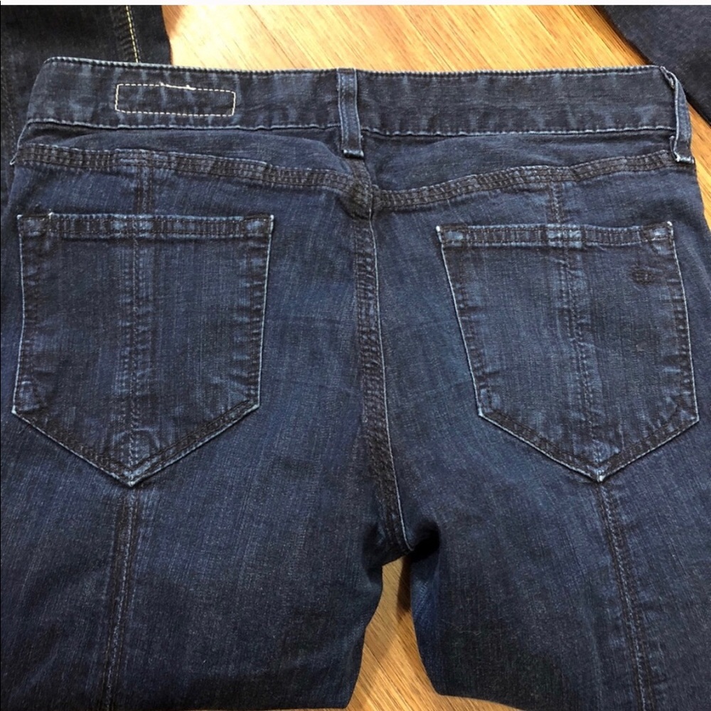 Pinstripe rag & bone skinny jeans 27 dark wash A5 - Picture 5 of 7